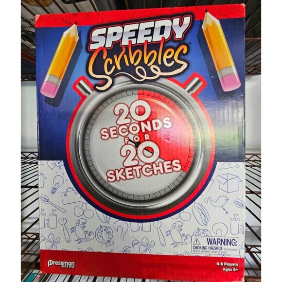 Other - Speedy Scribbles - The 20 Seconds for 20 Sketches Drawing Game for 4-8 Players